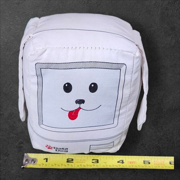 Vintage Data Dog Plush 1990s Apple Retro Computer Ad Toy Rare Collectible - Picture 8 of 9